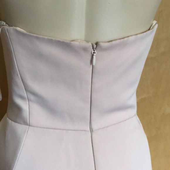 Halston  Strapless Structured Dress Barely… - Picture 7 of 9